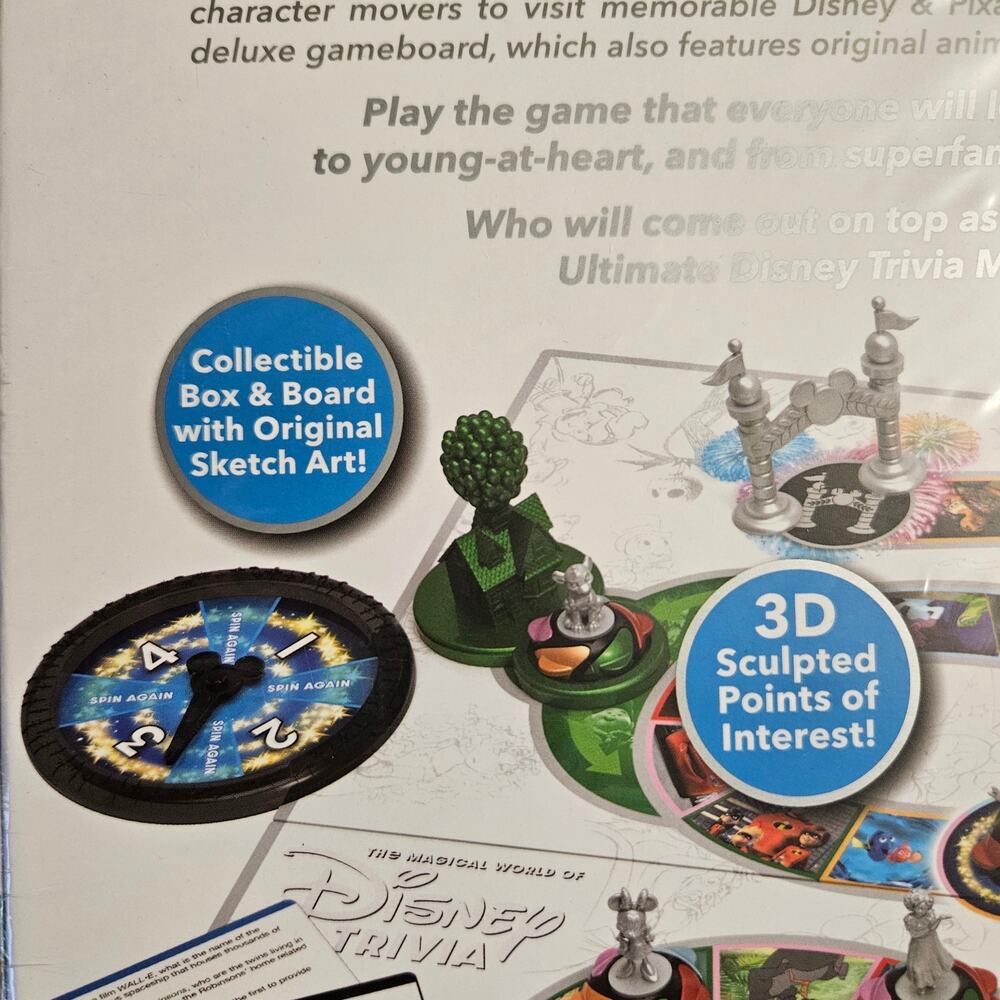 Disney Trivia 100 Years of Wonder Board Game PlayMonster Family Game - Picture 8 of 9